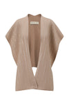 SWAYING 25 Fall/Winter Collection: Beaded Embellished Cashmere Shawl Sweater SW-SW25AW4P01C2SF-TUO (Camel)